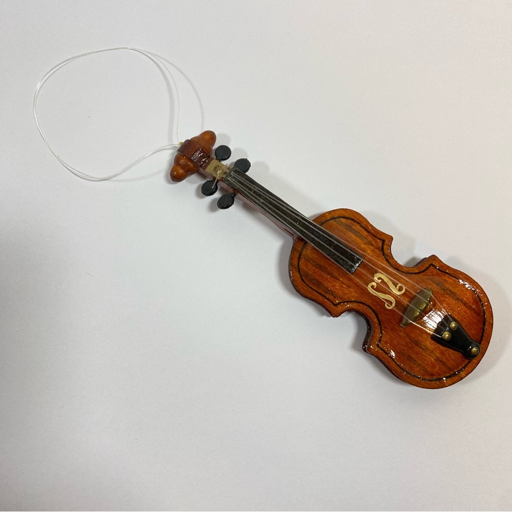 Violin Christmas Ornament
